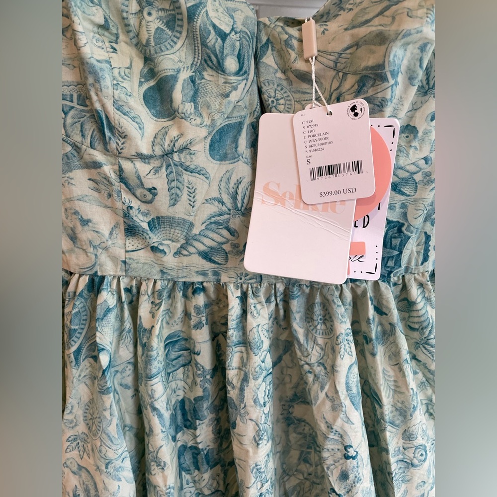 SOLD GORGEOUS Selkie x free people Ritz dress in porcelain - Picture 2 of 5